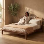PRITI Solid Wood Bed