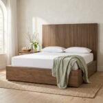 PRITI Wood Bed - Queen - Image 3