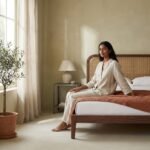 PRITI Wood Cane Bed - Image 2