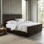 PRITI Wooden Panel Bed (Solid Wood ) - Image 3