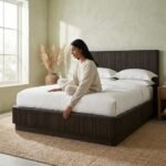 PRITI Wooden Panel Bed (Solid Wood ) - Image 2