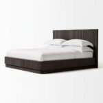 PRITI Wooden Panel Bed (Solid Wood )