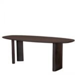 DINING TABLE WALNUT W220/D90/H76 - PRITI