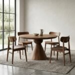 PRITI Handicraft Brown Dining Table (Solid Mango Wood ) - Image 2