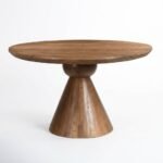 PRITI Handicraft Brown Dining Table (Solid Mango Wood )