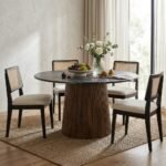PRITI luxurious marble Top Dining Table