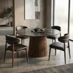 PRITI luxurious marble Top Dining Table - Image 3