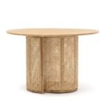 PRITI Round Dining Table - Natural