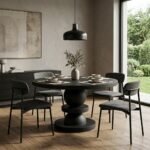 PRITI Round Dining Table (Solid Wood ) - Image 3