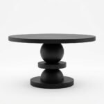 PRITI Round Dining Table (Solid Wood ) - Image 4