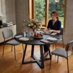 PRITI Round Wooden Dining Table