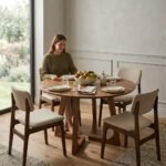 PRITI Solid Wood Dining Table