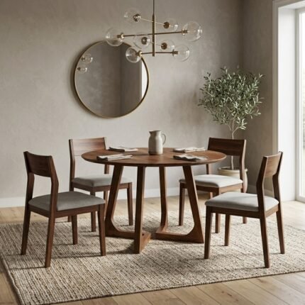 PRITI Solid Wood Dining Table