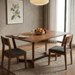 PRITI Solid Wood Dining Table - Image 2