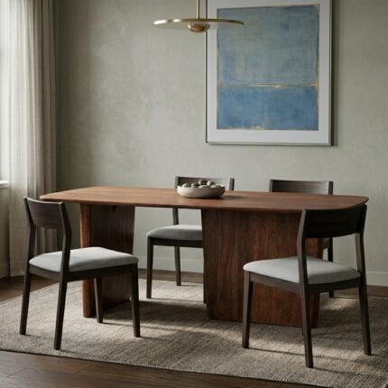 PRITI Solid Wood Dining Table 32