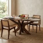 PRITI Wooden Dining Table (Solid Wood ) - Image 3
