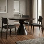 PRITI Wooden Handicraft Dining Table (Black Wood ) - Image 2