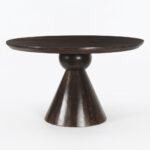 PRITI Wooden Handicraft Dining Table (Black Wood )