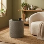 Concrete Cylinder | Round Side Table - PRITI - Image 4