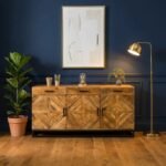 PRITI Handicraft Sideboard (Solid Mango Wood )