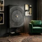 PRITI Black Wood Cabinet Cupboard (Solid Wood ) - Image 3