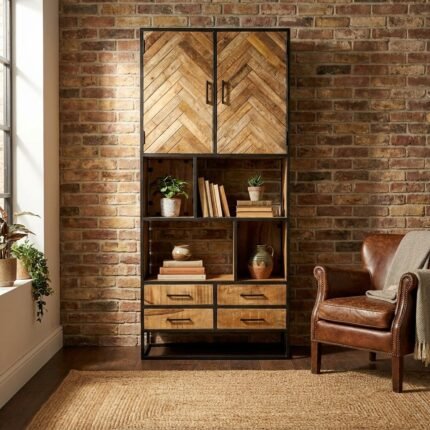 Wooden Shelving Unit 90 cm – PRITI