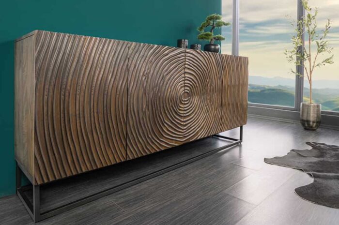 PRITI Sideboard Dark Brown 177 cm