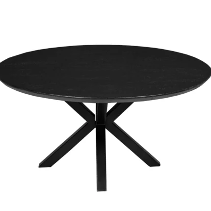 PRITI Coffee Table Round 70 cm Black