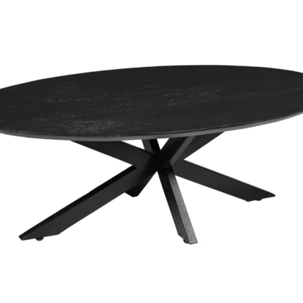 PRITI Coffee Table Oval Black