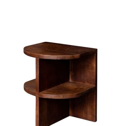 PRITI Side Table with Shelves