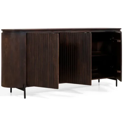 PRITI Sideboard Dresser Dark Brown 180 cm
