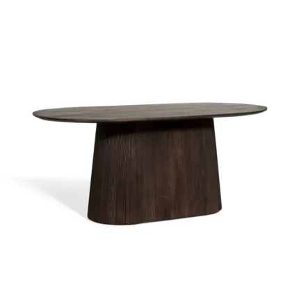 PRITI Dining Table Dark Brown 180 cm