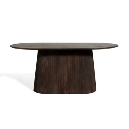 PRITI Dining Table Dark Brown 180 cm