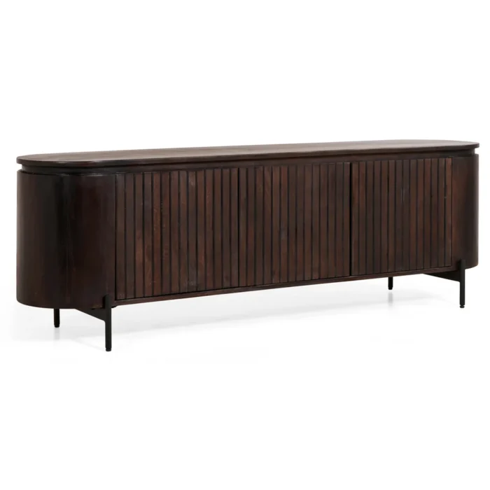 PRITI TV Cabinet Dark Brown 175cm