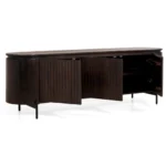 PRITI TV Cabinet Dark Brown 175cm