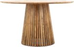 PRITI Round Japandi Dining Table 130 cm