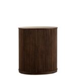 PRITI Petit buffet rond moderne en bois