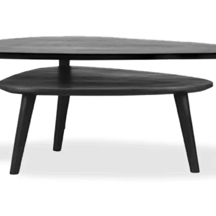 PRITI Coffee Table Set Black
