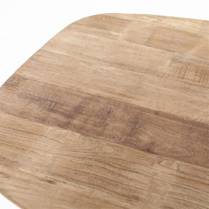 Table à manger ovale PRITI 220x100cm en bois massif