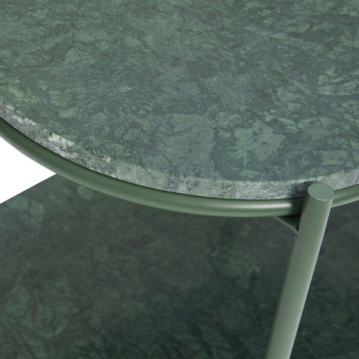 Table d'appoint en marbre vert PRITI