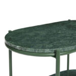 Table d'appoint en marbre vert PRITI