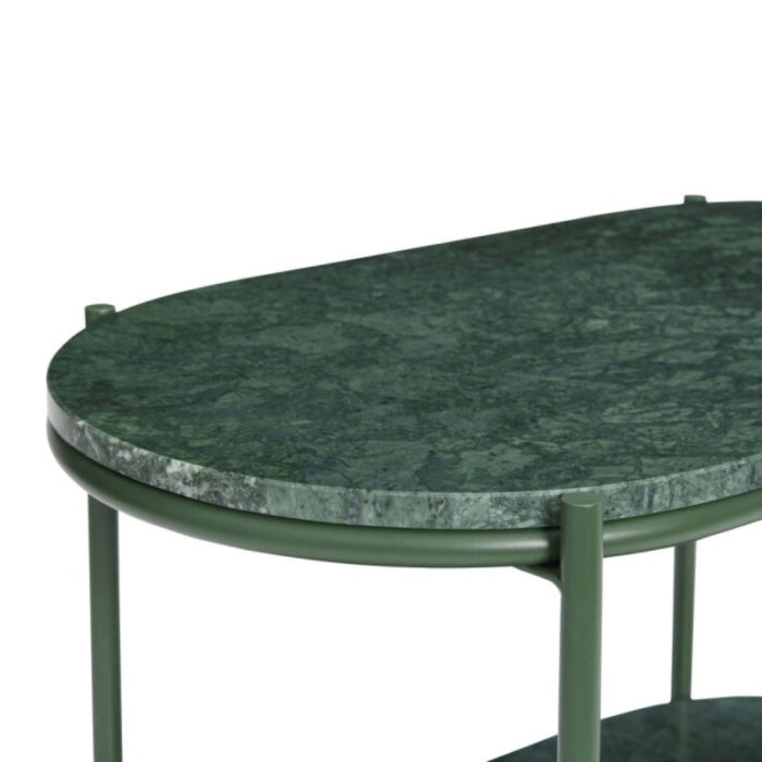 Table d'appoint en marbre vert PRITI