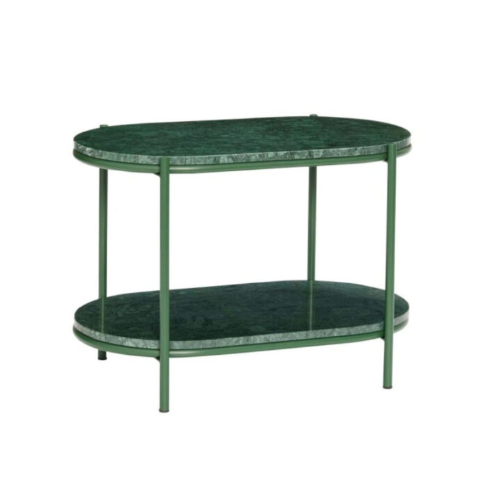 Table d'appoint en marbre vert PRITI