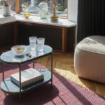 Table d'appoint en marbre vert PRITI