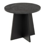 Table d'appoint en marbre noir PRITI