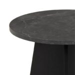 Table d'appoint en marbre noir PRITI