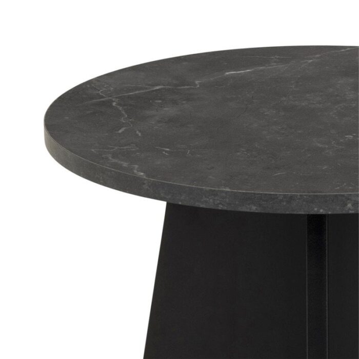 Table d'appoint en marbre noir PRITI