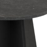 Table d'appoint en marbre noir PRITI