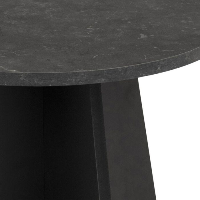 Table d'appoint en marbre noir PRITI