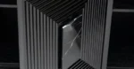 PRITI 3 Door Sideboard - Black